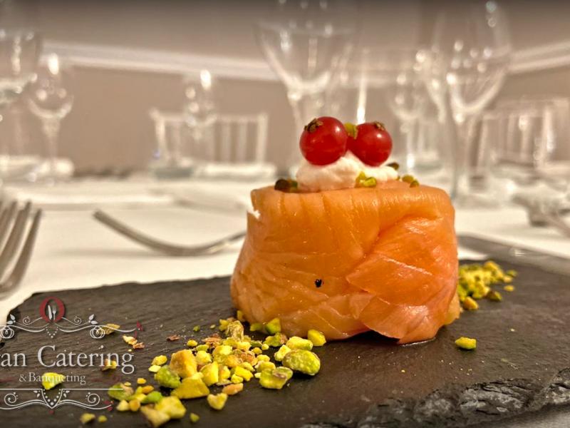 Piatti di pesce della Gran Catering